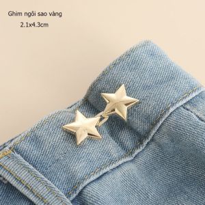 Ghim Cài Quần Bị Rộng Hình Ngôi Sao Hợp Kim Ghim Cài Thu Nhỏ Quần Chân Váy Áo Sơ Mi Tiện Lợi