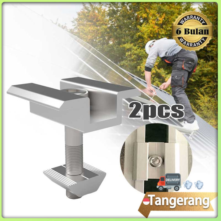 High Quality Solar Middle Clamps PV Thin Film Solar MID Clamp For Frameless Solar Panel Fixing - Solar Clamp, PV Roof Bracket