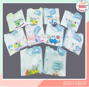 Quần Áo Sơ Sinh Bác Sĩ Tay Ngắn Tay Dài Vải Cotton 100% chất mịn mát_JOu Trắng