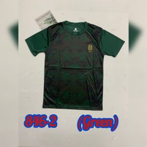 [9-12 TAHUN] BAJU JERSI BUDAK LENGAN PENDEK CORAK ASKAR