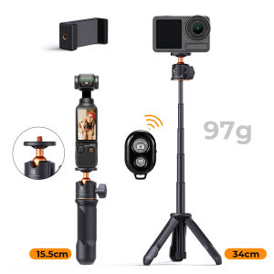 K&F CONCEPT MS09 Tripod Turnstile With Phone Holder And Bluetooth Remote Control