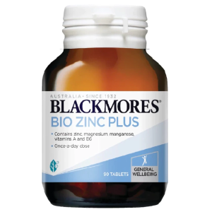 Bình thuốc bổ BLACKMORES BIO ZINC PLUS với đóng gói 90 viên nén phù hợp cho sức khỏe tổng thể