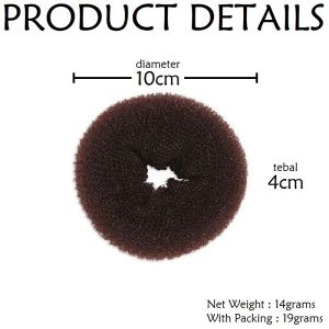 F4 Ikat Rambut Sanggul Cepol Ala Korea Donat Bun Aksesoris Rambut Hair Bun Maker Donut Bun AHB006