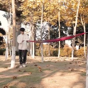 CQW Portable Cotton Rope Outdoor Hammock Duyan