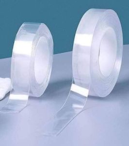 Băng Dính 2 Mặt Siêu Dính Băng Keo Nano Trong Suốt 5M Dán Tường Keo Dán Dính Mọi Bề Mặt Tiện Lợi