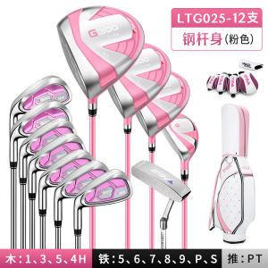 PGM Golf Club Set for Women Left Hand Womens Golf Clubs Complete Set Ladies 7 Iron Driver Golf Club Golf Bag 12 Clubs
