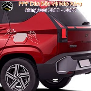 PPF Dán Bảo Vệ NẮP XĂNG ô tô Stargazer 2022 - 2026 PPF vô hình bóng gương xoá vết xước dăm bảo vệ khỏi trầy xước