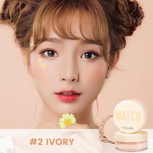 Phấn phủ FOCALLURE trang điểm giúp kiềm dầu tối đa chuyên dụng 15g