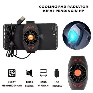 Cooling Pad Fan X13 Radiator Kipas Pendingin HP untuk Gaming 5000RPM USB 1M 6.7Inch ABS Material Cepat Mendinginkan Tidak Bising