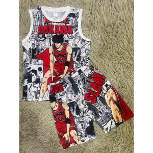Kids for boy jersey terno slam dunk 2-7yrsold RUKAWA