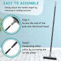 Grout Brush with Long Handle, 49'' Tile Cleaner Tool for Shower, Floors Scrubber for Bathroom Cleaning. 