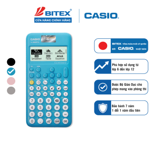 Máy tính Casio Fx-880BTG màu xanh mới nhất dành cho học sinh cấp 2 cấp 3 từ lớp 6 đến lớp 12