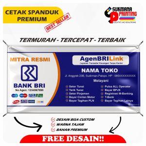 Spanduk Banner Baliho Kualitas Premium - Agen Bri Mitra Bri Link - 2