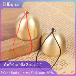 [COD] EHBqna KITCHEN 1pcs โลหะทองแดงระฆังตกแต่งจี้ประตูระฆัง DIY หัตถกรรมลมตีระฆังทำ
