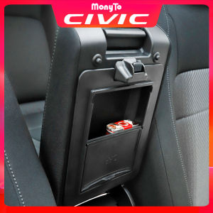 For 11th Honda Civic Fe 2022-2024 Center Armrest Cover Hidden Box /Car Armrest Storage Box Organizer Tray Container ，Interior Modification Product Accessories