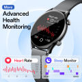 Aolon GTR3 นาฬิกาอัจฉริยะ 1.43'' จอ AMOLED HD แบบเปิดตลอดเวลา รับสาย WhatsApp เครื่องตรวจสอบอัตราการเต้นของหัวใจ 110+ โหมดกีฬา ระดับกันน้ำ แบตเตอรี่ใช้งาน 120 ชั่วโมง. 