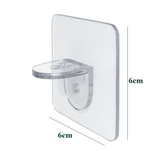 Móc Dán Chịu Lực Chốt Đỡ Kệ Đôi Chữ L Không Khoan Miếng Dán Tường Siêu Dính Chịu Lực Dùng Kê Tấm Chia Ngăn Tủ Đa Năng