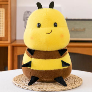 SKISOPGO Cute Little Bee Plush Toy Seven-Star Ladybug Doll Super Soft Bear Animal Pillow