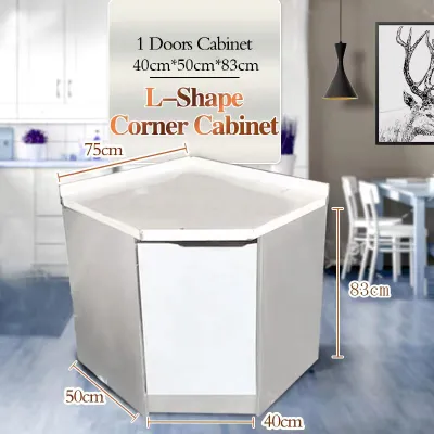 Stainless Steel Kitchen Cabinet kitchen kabinet Kitchen Storage Cabinet Sets Stove Cupboard Almari Dapur Murah 櫥櫃