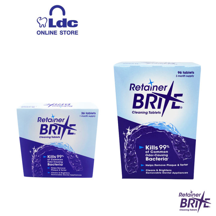 Retainer Brite เม็ดฟู่ทำความสะอาดพรีเมี่ยม นำเข้าจาก USA | Lazada.co.th