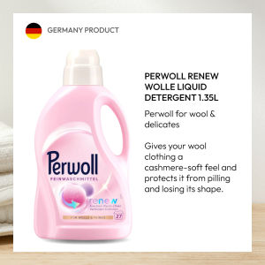 PERWOLL |  Rerwoll Renew White Waschmittel Wolle Wool Colour Protect Detergent Liquid Laundry Liquid 1.35L
