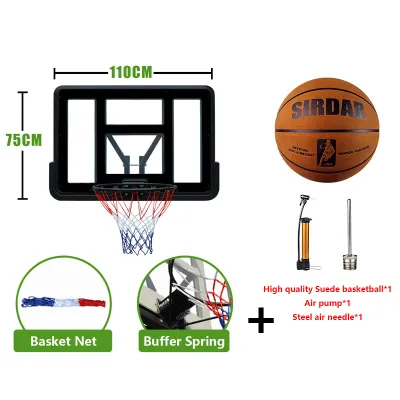 Basketball Ring Wall-mounted Basketball Ring Indoor and outdoor basketball ring and bord basketball court standard size basketball hoops basketball ring and board set for adults