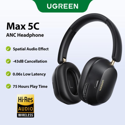 UGREEN HiTune Max5C หูฟัง ANC ลดเสียง 43dB เสียง Hi-Res LDAC ใช้งานได้ 75 ชม พร้