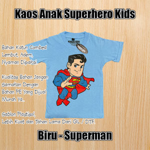 Kaos Anak Distro Karakter Kartun AENOZO KIDS Baju Anak Laki Laki Perempuan Bahan Katun Combed Sablon Plastisol
