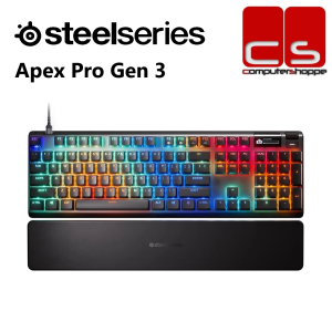 SteelSeries Apex Pro Gen 3 RGB Omnipoint 3.0 Mechanical Gaming Keyboard