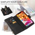New Phone Case For iPhone 15 15 Pro 15 Plus 15 Pro Max Magnetic Leather Wallet 15 Card Slot Flip Cover Casing. 