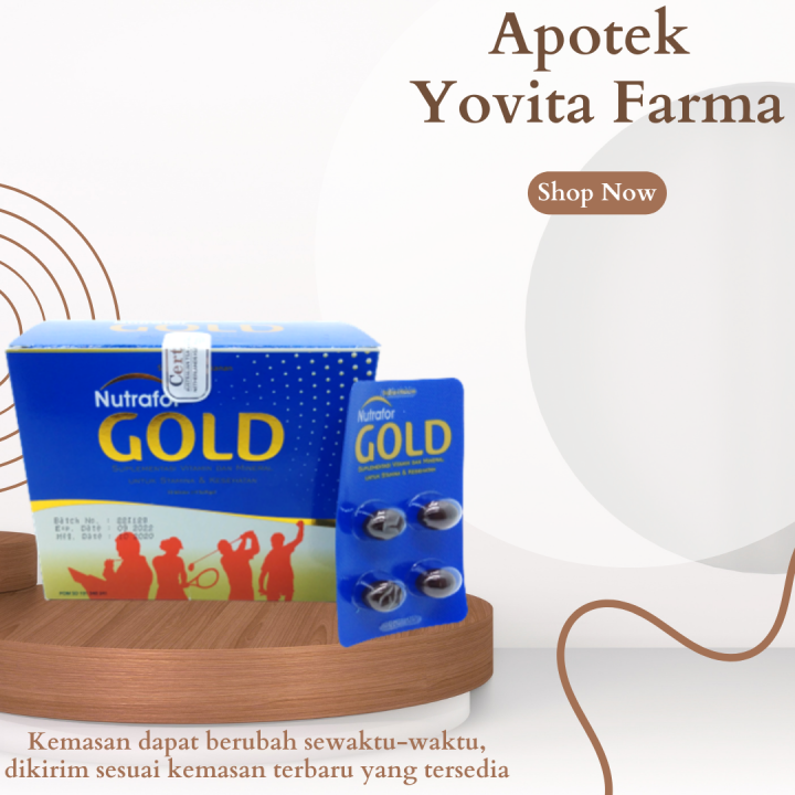Nutrafor Nutrafor Gold 4 Kapsul Suplemen Multivitamin | Lazada Indonesia
