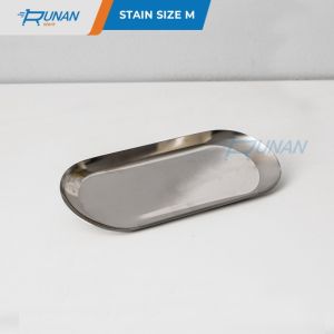 Piring Dessert Gold Jewelery Tray - Nampan Stainless Perhiasan Luxury