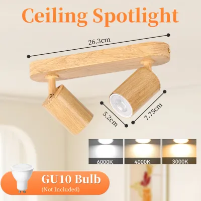 CHENBEN Replaceable Spot Light LED Ceiling Lights Gu10 Track Light 220V Round Track Lamp Spotlight Replaceable GU10 Bulb For Hall Store Clothing Shop Rail Display Lighting
