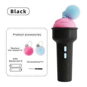 Aikenn Electric Cat Teaser Wand Interactive Kitten Toy Pet Supplies Boredom Relief Pom Pom Ball Mainan Kucing Pintar