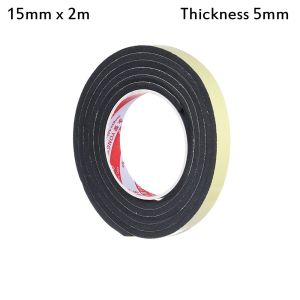 NAELIN 1pcs Home Improvement Hardware Sound insulation Window Door Waterproof Rubber Strip Tape Single Sided Adhesive Seal Strip Foam Sponge