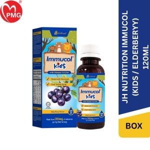 [JH NUTRITION] Immucol Kids (Black Elderberry) 120ml - good for influenza flu and common cold (READY STOCK)