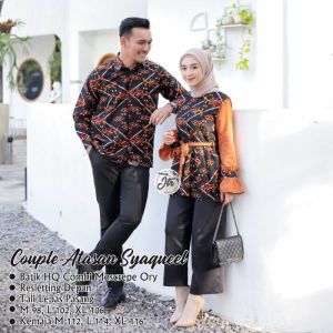 Atasan Batik Couple Terbaru 2022: Baju Batik Couple Pasangan Suami Istri