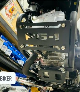 Bộ bảo vệ lốc máy xe PG 1 Yamaha full box bằng nhôm và phụ kiện lắp kèm theo
