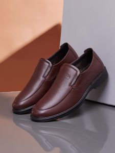 CAMEL Mens Shoes Genuine Leather Business Casual Shoes