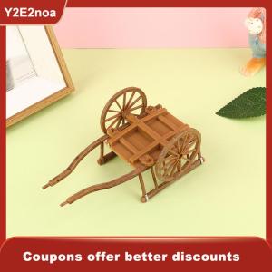 【Y2E2noa】 Dollhouse Miniature Simulation Assembled Cart Model DIY Accessories Garden Toys