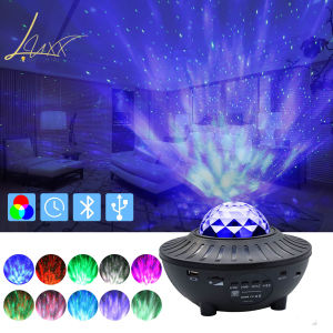 [READY STOCK🚀] Starry projector led light for room Projection Lamp Colourful LED galaxy music projector lamp with Bluetooth portable Music speaker star Night lamp