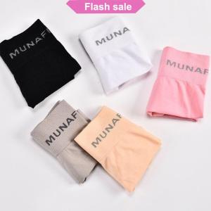 Flash Sale Boxers Womens Seamless Mid-waist Letter Pants Shapeing And Hip Lift Pants Boxers