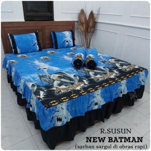 SPREI RUMBAI SUSUN MOTIF KARAKTER UK.180X200 | BT21 | KEROPPI | HELLO KITTY | AMUNG US | STAR MOON | sprei rumbai karakter bt21