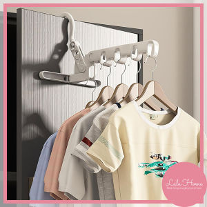 5 Holes Foldable Clothes Hanger Folding Drying Rack Heavy-Duty Drying Rack 360 Degree Hook Portable Travel Hanger 五孔晾衣架