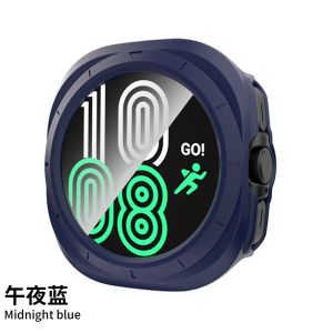 【🔥SG SELLER🔥】RICHMENTGADGET For SAMSUNG Galaxy Watch Ultra 47mm Screen Protector Case / Anti-Fog Tempered Glass Screen Protective Film with Hard PC Protective Bumper compatible with GALAXY Watch ultra 47mm