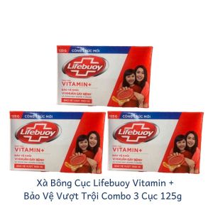 Xà Bông Cục Lifebuoy NL136 Matcha Khổ Qua Thiên Nhiên Bảo Vệ Vượt Trội Dưỡng Ẩm Bạc Hà Mát Lạnh 90g / 125g