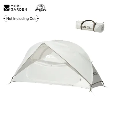 MOBI GARDEN Camping Tent for Cot (Cot Not Including) Single Person Waterproof Lightweight Backpacking HikingCamping Equipment