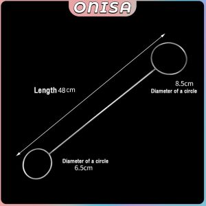 Onisa 6.5/8.5cm Stainless Steel Bottle Ring Cutter Scalding Bottle Iron Ring Wine Burning Bottle Ring Glass Bottle Cutting Tool