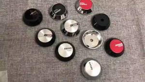 65mm Wheel Center Caps Set of 4 Universal Hub Covers for Car Rims Replacement