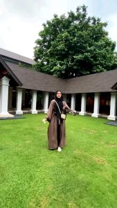 gamis abaya turkey - EXCLUSIVE maryam abaya Gamis Abaya Casual Long Sleeve Bahan Syakilla Import Model Maxi Round-Neck Warna Dusty Purple Dan Sage Green Ukuran Regular Untuk Dewasa - Lazada